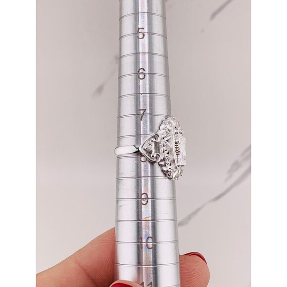 ❤️ 925 Sterling silver ring San Judas - Saint Jude ❤️ Size 8 - Picture 4 of 4